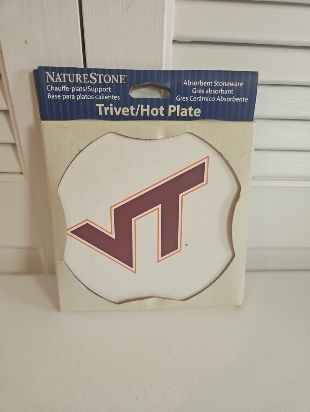 Virginia Tech VT Hokies Trivet Hot Plate Decor NCAA Football Licensed Sports NEW